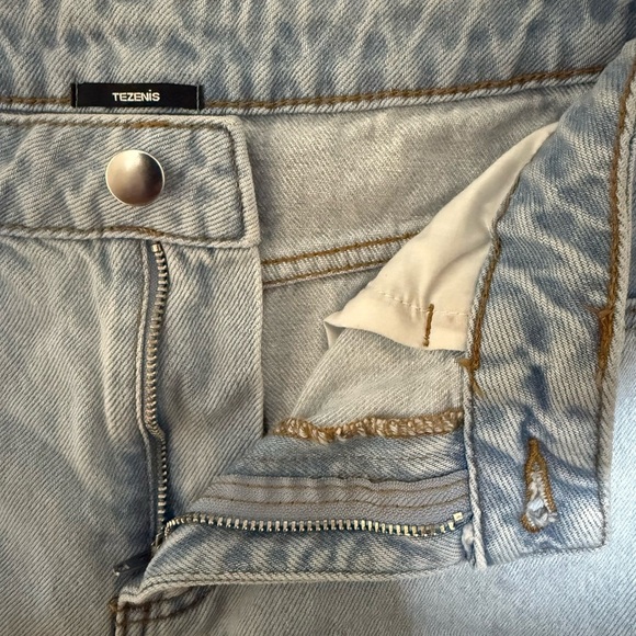Classic Blue Denim Mini Skirt - Picture 2 of 8